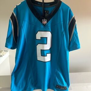 Carolina Panthers Nike Blue and Black Men's Jersey